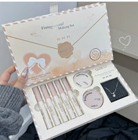 8-Piece Vintage Style Makeup and Jewelry Gift Set