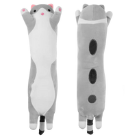 USB Heated Cat Plush Pillow for Period Cramp Relief