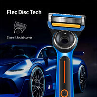 Premium Heated Shaving Razor with Magnetic Charging Stand