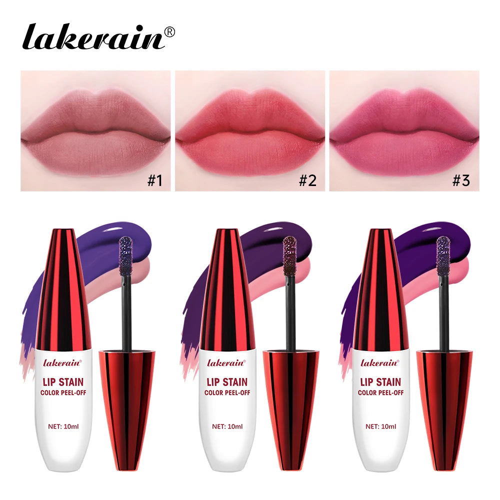 Waterproof Peel-Off Lip Stain for Long-Lasting Color