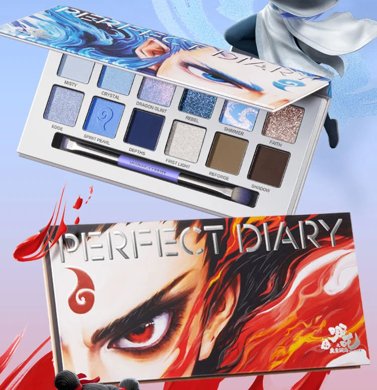 12-Color Waterproof Shimmer and Matte Eyeshadow Palette - 7