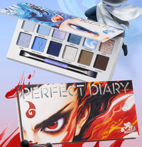 12-Color Waterproof Shimmer and Matte Eyeshadow Palette