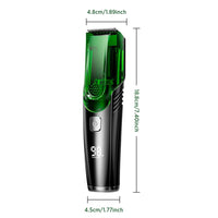 Cordless Vacuum Beard Trimmer with Precision Length Control