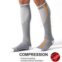 Graduated Compression Socks for Recovery and Circulation