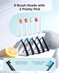Sonic Electric Toothbrush Set with Travel Case for Adults