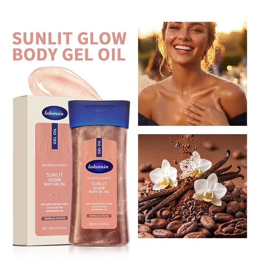 Shimmering Body Glow Oil for Radiant Sun-Kissed Skin