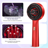 Electric Scalp Massager & Hair Growth Serum Applicator