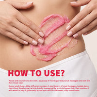 Raspberry Vanilla Sugar Body Scrub for Smooth Glowing Skin