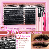 DIY Individual Eyelash Extension Kit for Volume Look