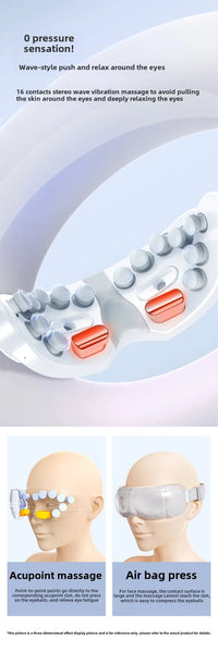Steam Atomization Eye Massager with Heat and Bluetooth