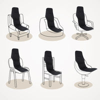 Full-Body Heated Vibration Massage Chair Cushion