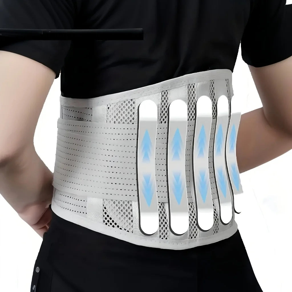 Reinforced Breathable Lower Back Support Belt - 2