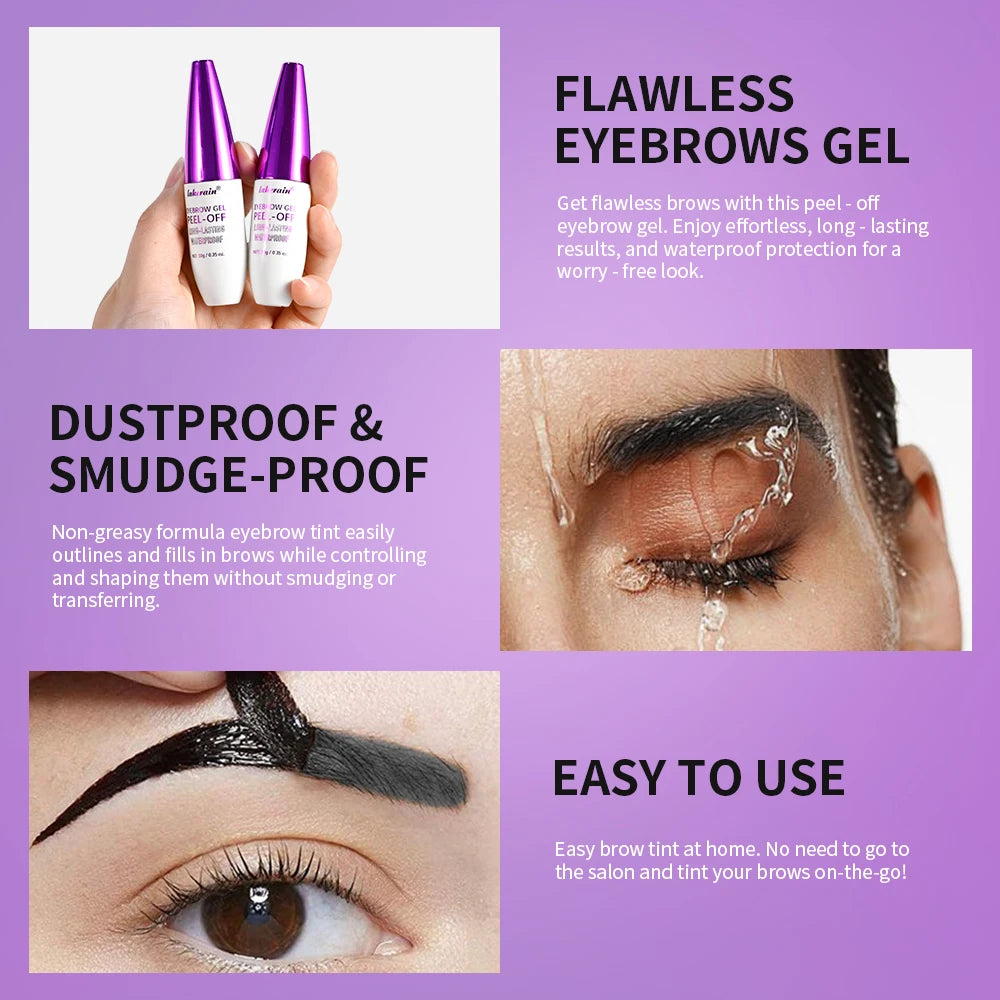 Waterproof Peel-Off Eyebrow Tint Gel - 3