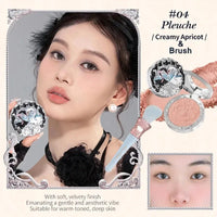 Silk Satin Powder Blush in Seashell Compact