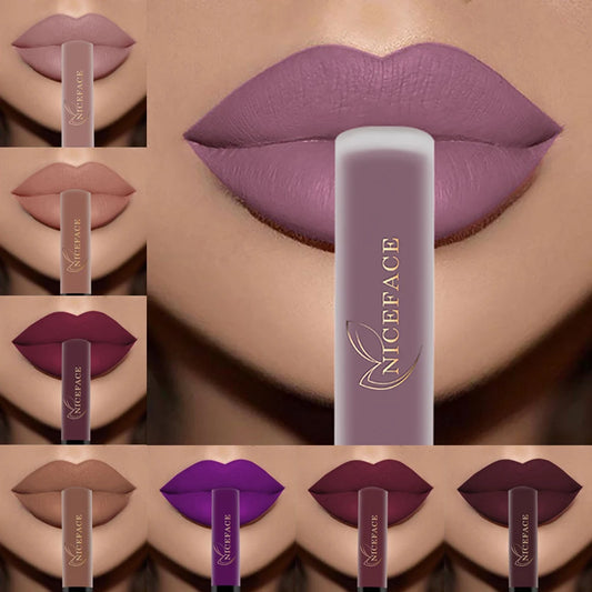 Long-Lasting Velvet Matte Liquid Lipstick