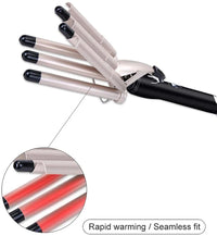 Triple Barrel Ceramic Hair Waver for Beachy Waves