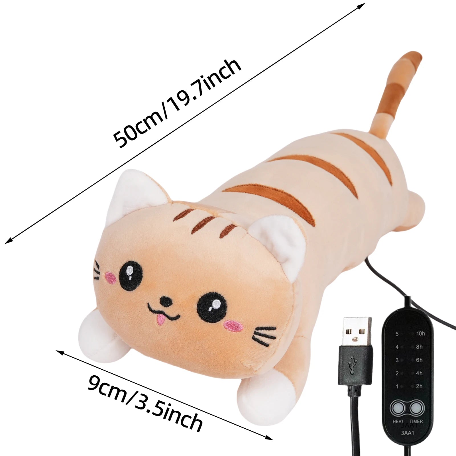 Cute Cat Heating Pad for Period Cramp Relief - 11