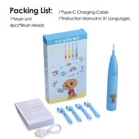 Rechargeable Electric Toothbrush for Kids with Smart Timer