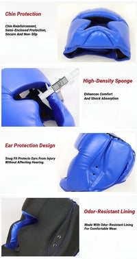 Professional Protective Boxing Headgear for Combat Training