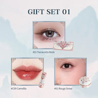 Butterfly Theme Elegant 3-Piece Makeup Gift Set