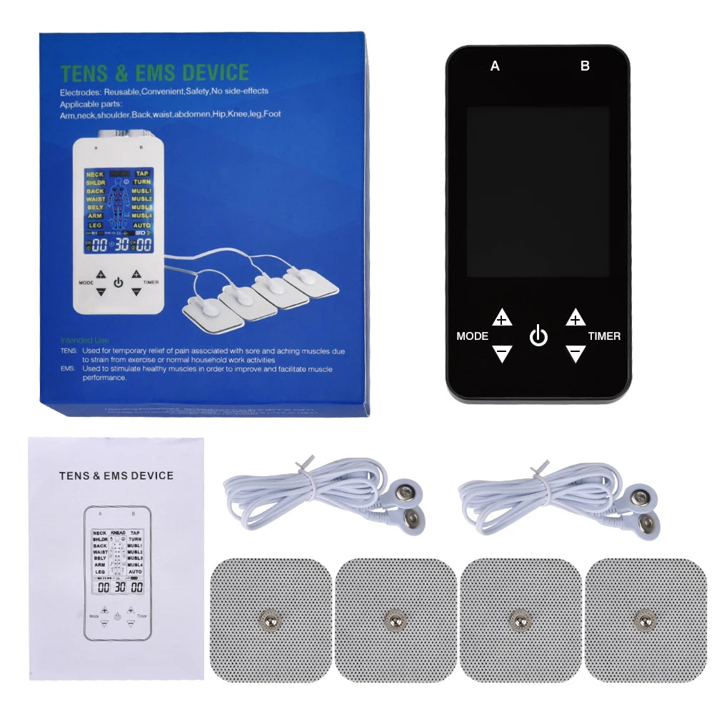 Portable TENS EMS Muscle Stimulator for Pain Relief - 17
