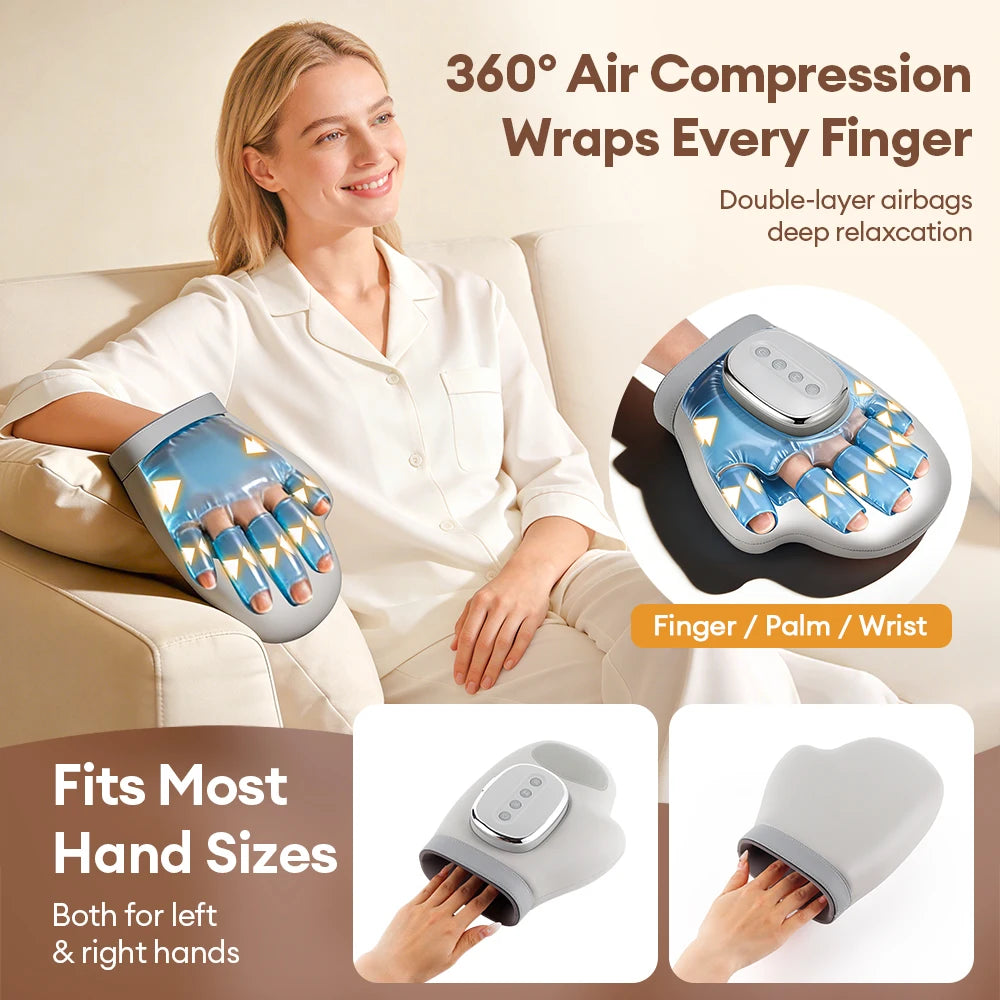 Wireless Full-Hand Compression Massager - 3