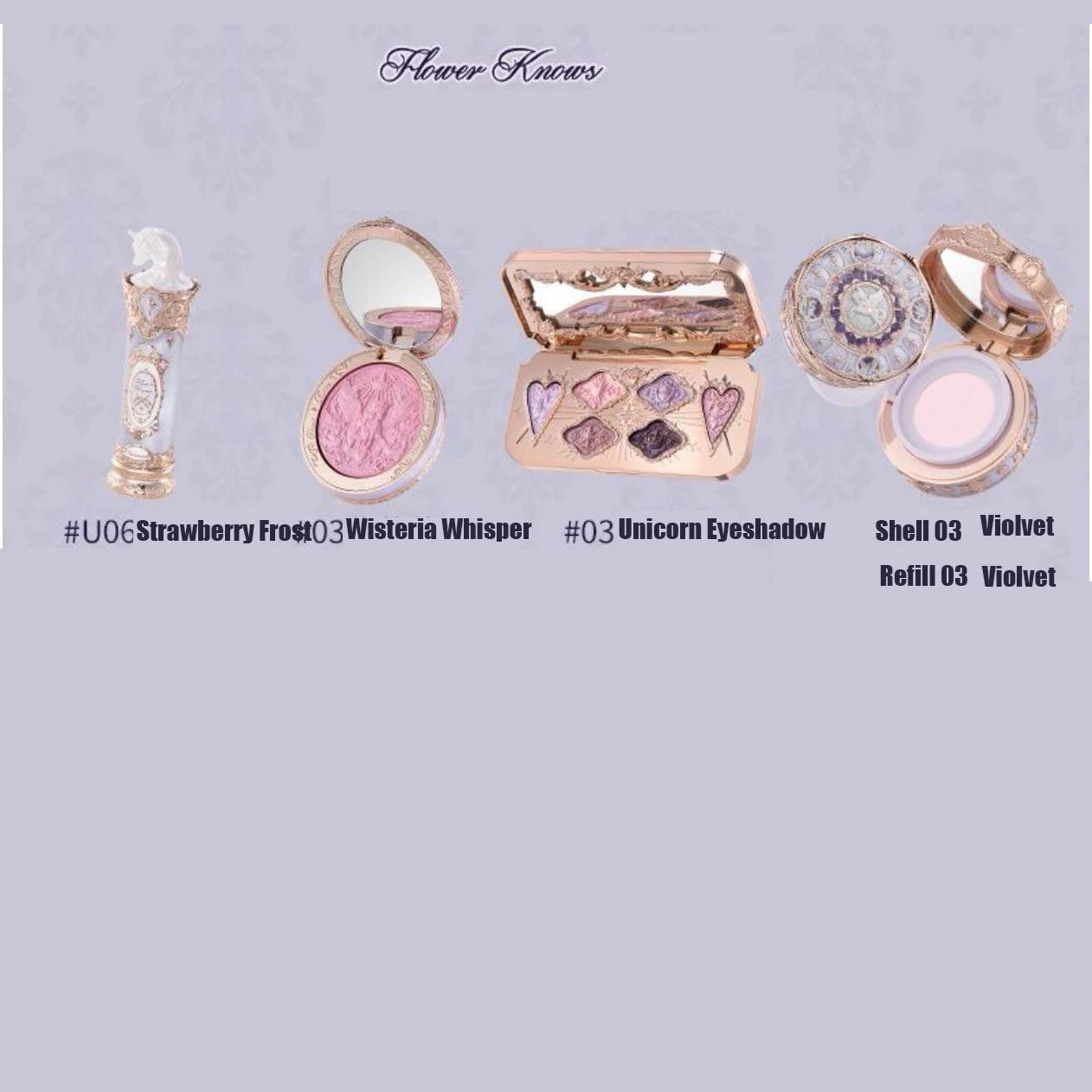 Rococo Style Strawberry Makeup Collection Set - 43