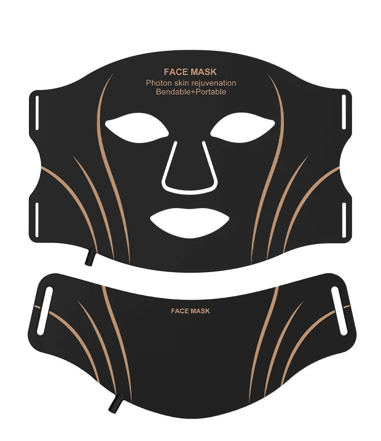 7-Color LED Light Therapy Face and Neck Rejuvenation Mask - 14