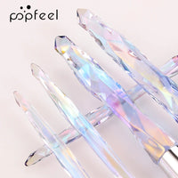 10-Piece Crystal Handle Makeup Brush Set