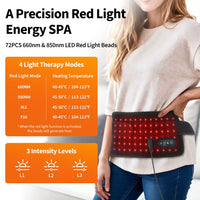 Portable Red and Infrared Light Therapy Wrap for Pain Relief
