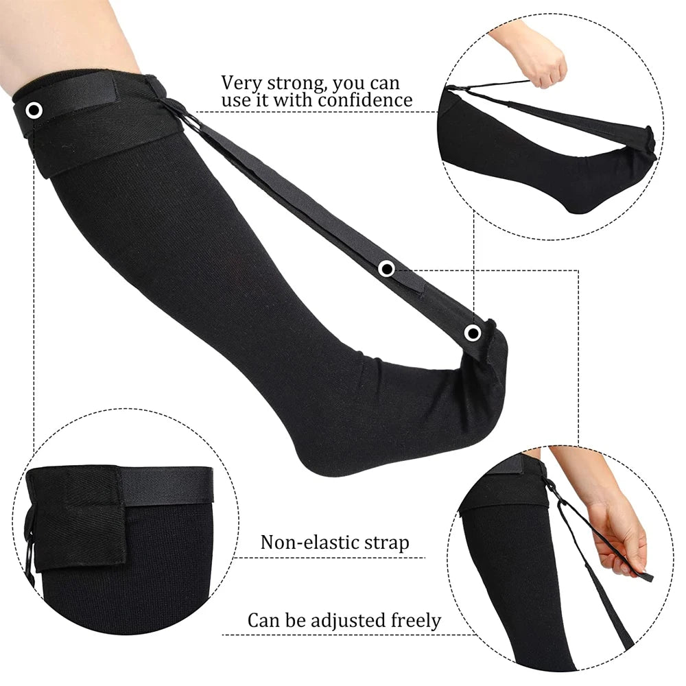 Adjustable Plantar Fasciitis Night Support Sock - 8