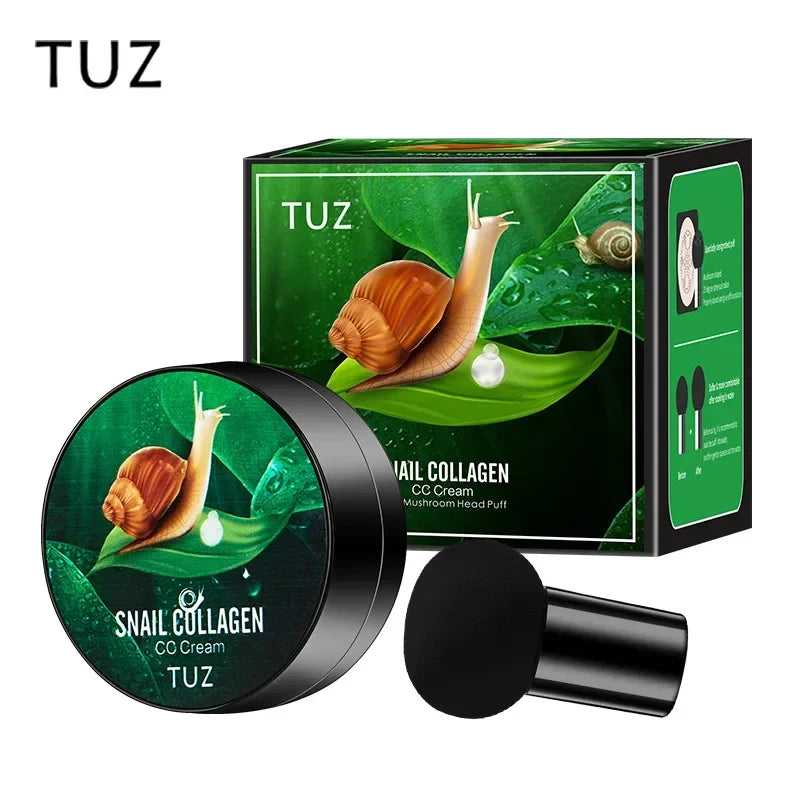 Snail Collagen Mushroom Head Foundation Air Cushion - 4