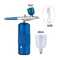 Portable Mini Airbrush Kit for Nail Art and Makeup