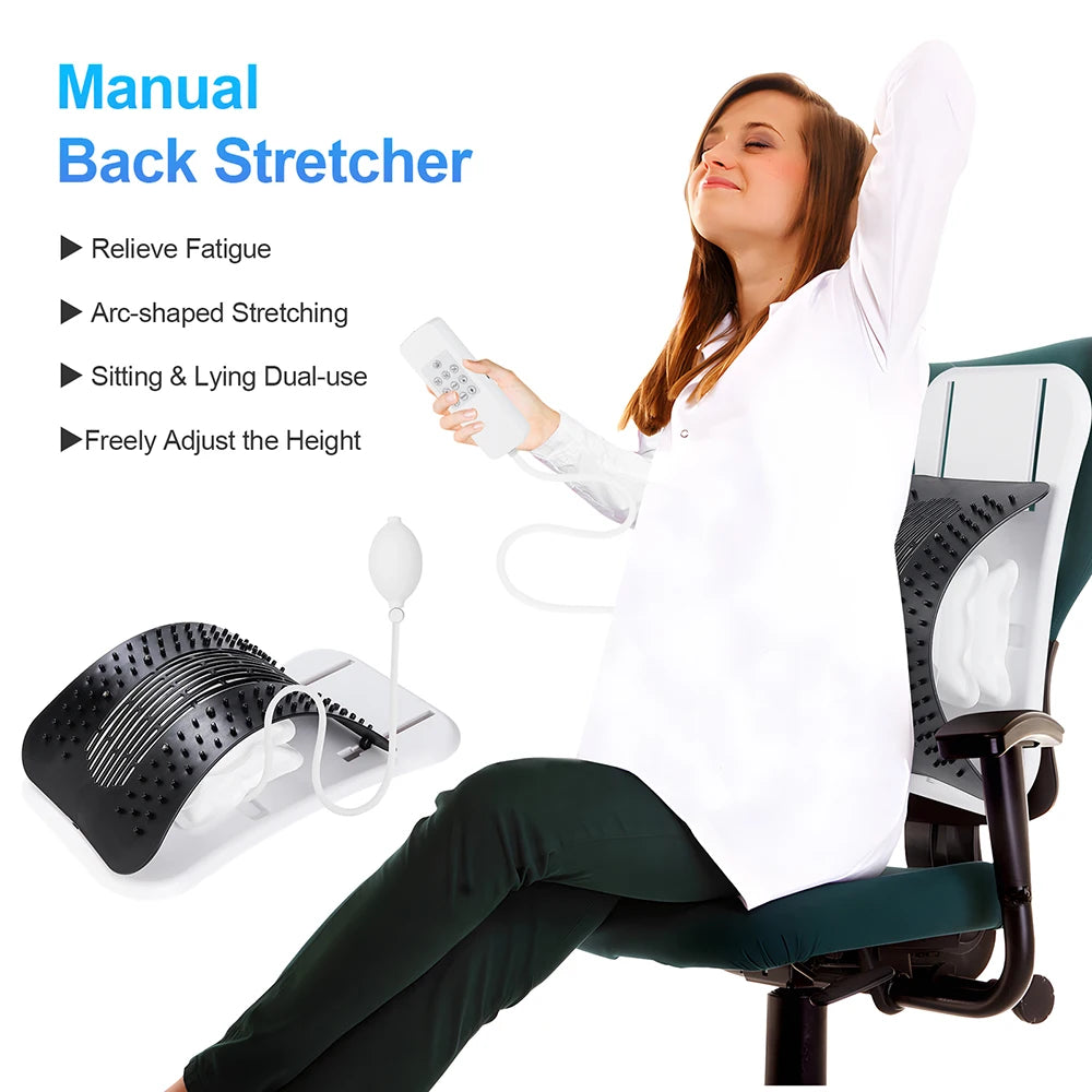 Adjustable Airbag Back Stretcher and Lumbar Support - 15