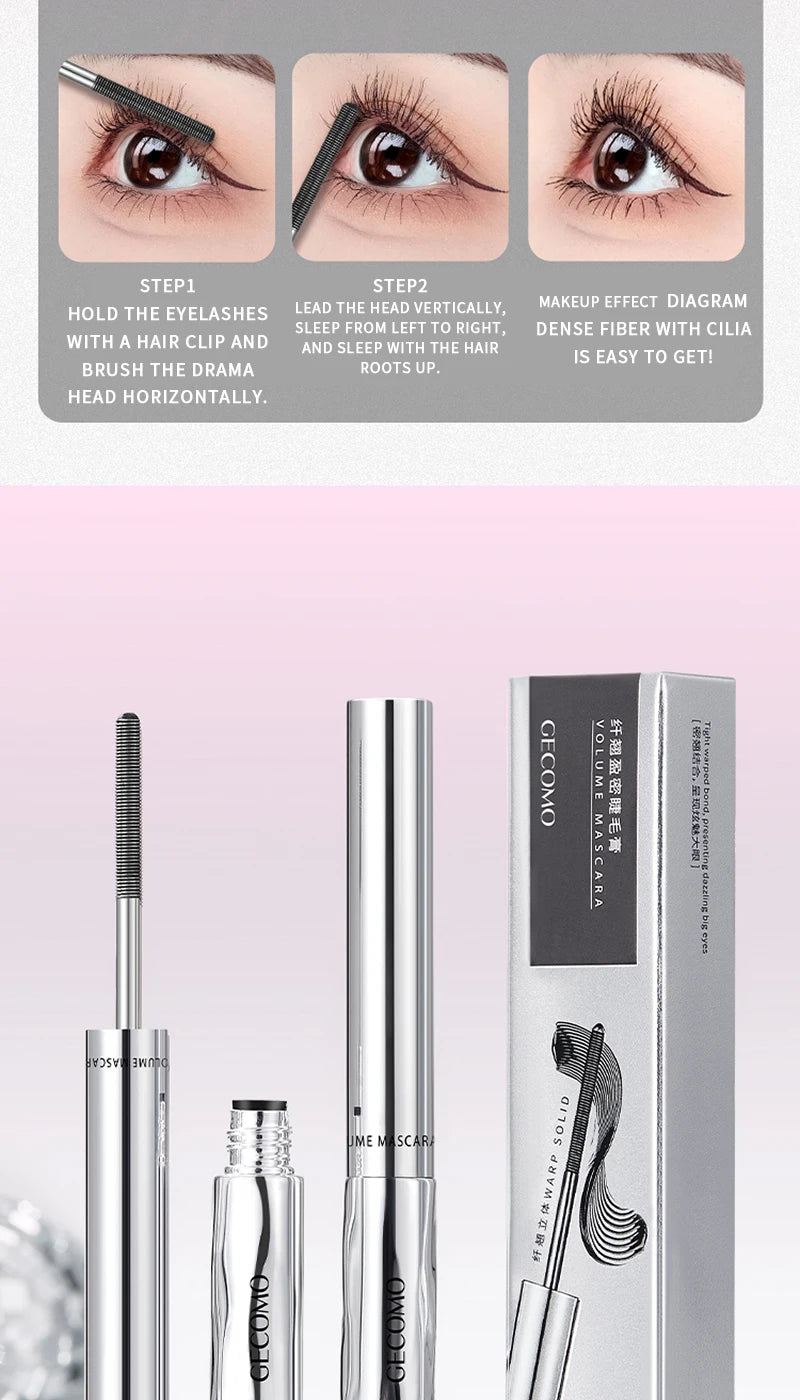 Volumizing Waterproof Steel Tube Mascara for Long-Lasting Lashes - 14
