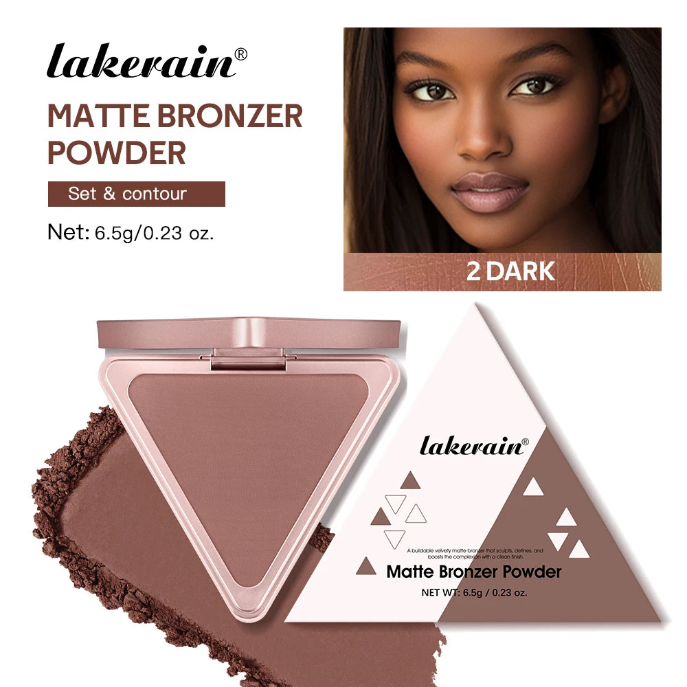Matte Bronzer Powder for Face Contouring and Shading - 30