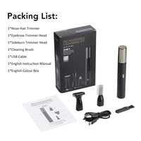 3-in-1 Electric Facial Hair Grooming Kit