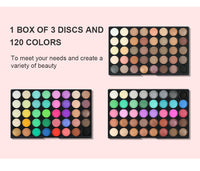 120-Color Professional Eyeshadow Palette for Every Look