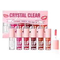6-Piece Hydrating Water-Gloss Lip Oil Set