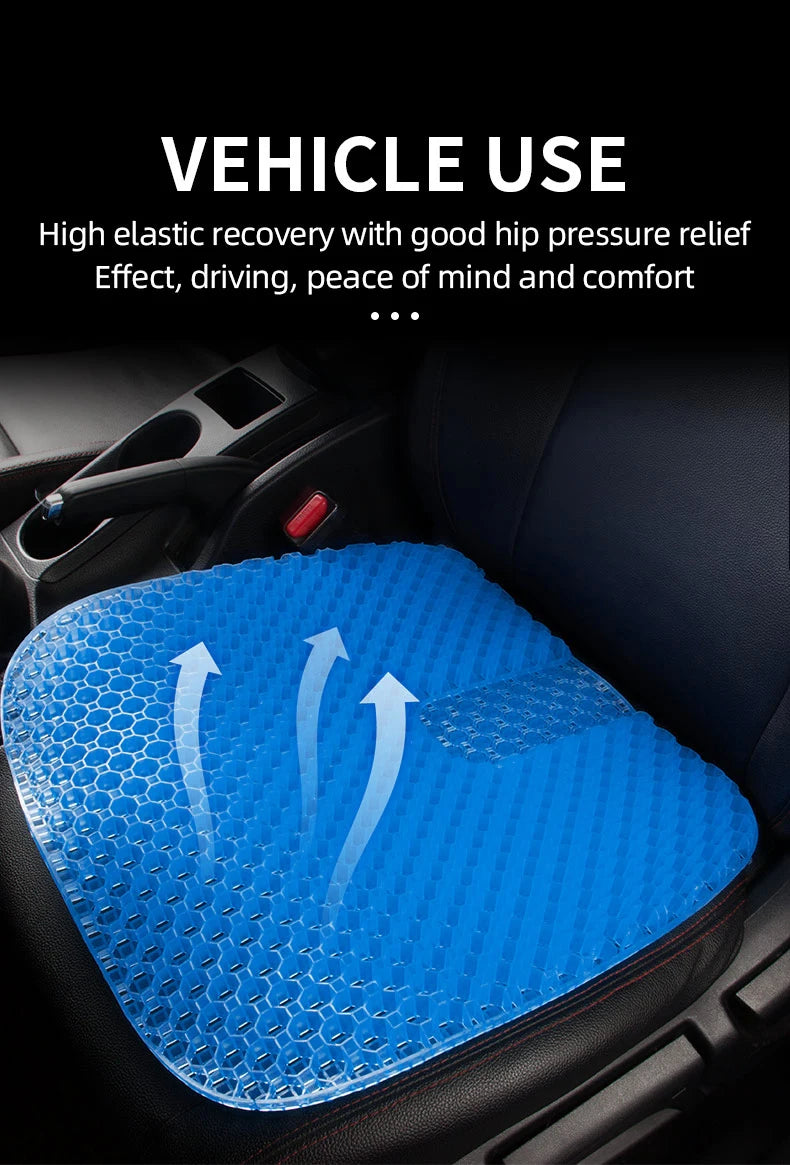 Honeycomb Gel Orthopedic Seat Cushion for Car and Office - 13