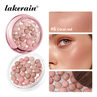 Long-Lasting Shimmering Pearl Blush Powder Beads