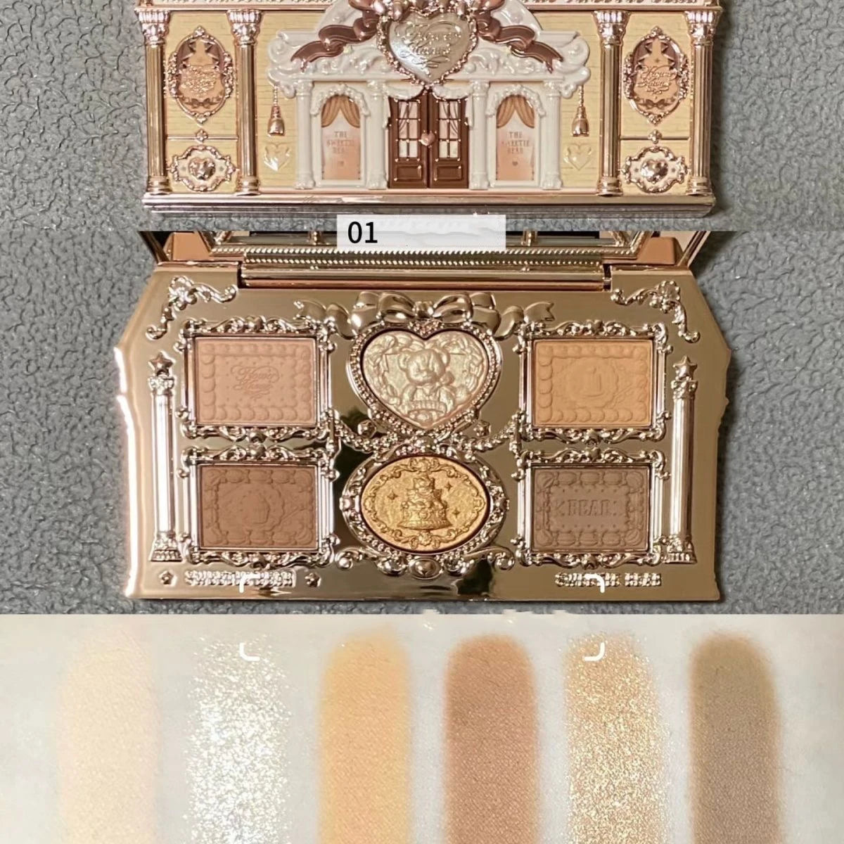 6-Color Shimmer and Matte Eyeshadow Palette - 28