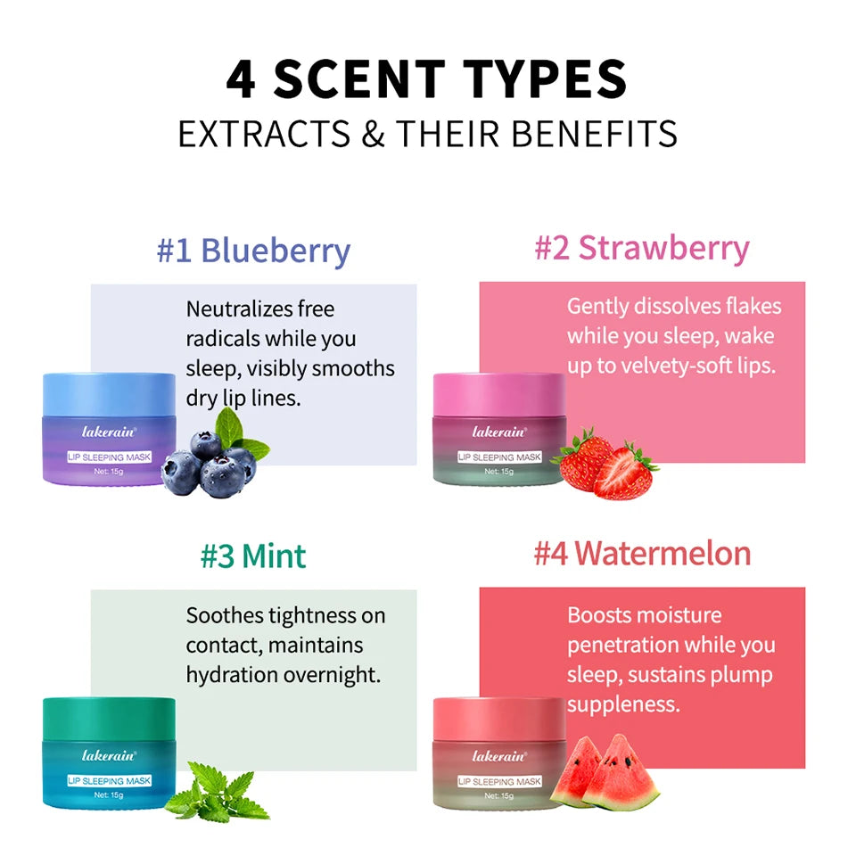 Hydrating Overnight Lip Sleeping Mask for Dry Lips - 11