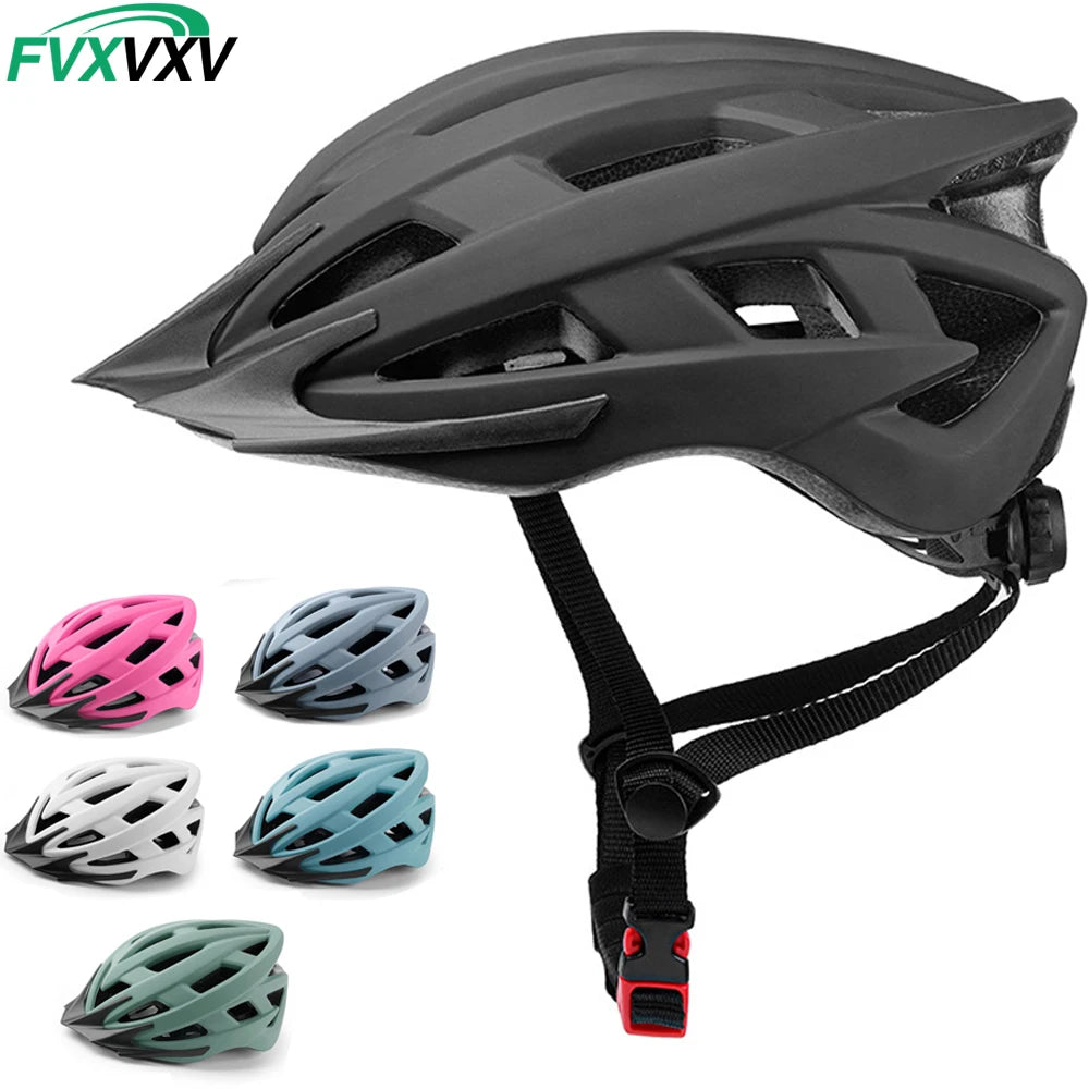 Lightweight Adjustable Cycling Helmet for Road and Mountain Biking