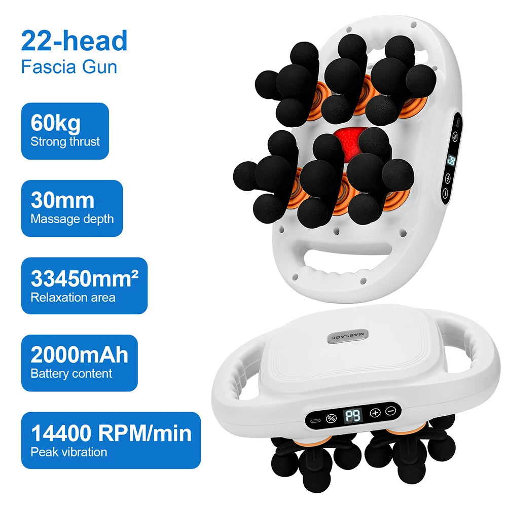 42-Head Electric Muscle Recovery Massage Gun - 60