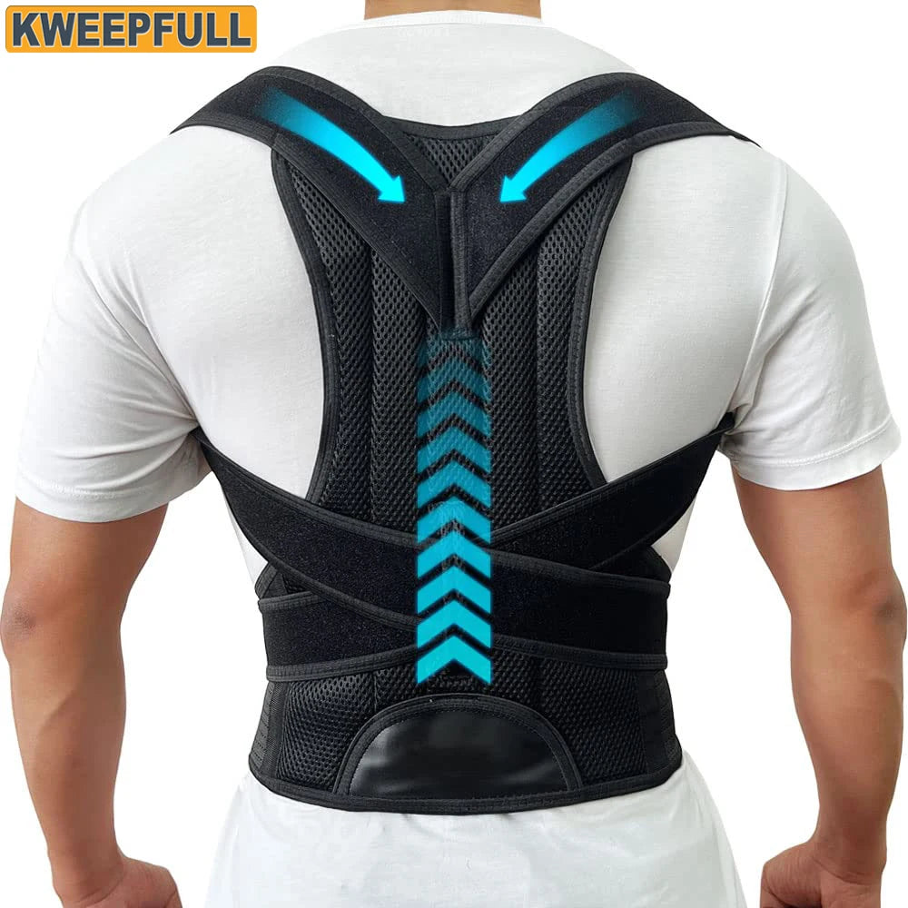 Adjustable Back Posture Corrector Support Brace - 1