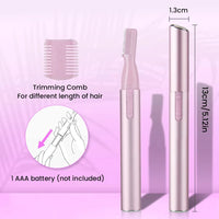 Portable Electric Eyebrow and Facial Hair Precision Trimmer