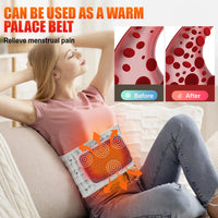 Heated Inflatable Lumbar Support Belt for Back Pain Relief