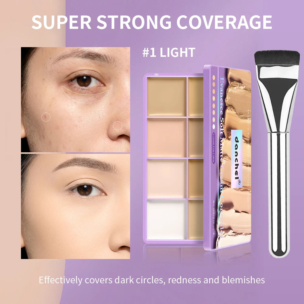 8-Shade Cream Concealer and Contour Palette - 20