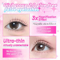 Self-Adhesive Cluster False Eyelashes for Quick Daily Application